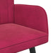 2-Zits Sofa Wijnrood 115 x 61 x 87 cm fluweel