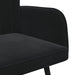 2-Zits Sofa Zwart 115 x 61 x 87 cm fluweel