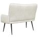 2-Zits Sofa Crèmekleurig 115 x 61 x 87 cm fluweel