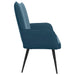 2-Zits Sofa Blauw 115 x 61 x 87 cm fluweel