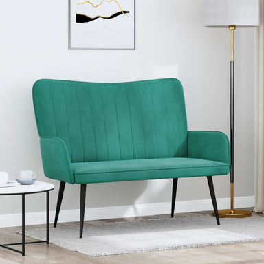 2-Zits Sofa Turquoise 115 x 61 x 87 cm fluweel