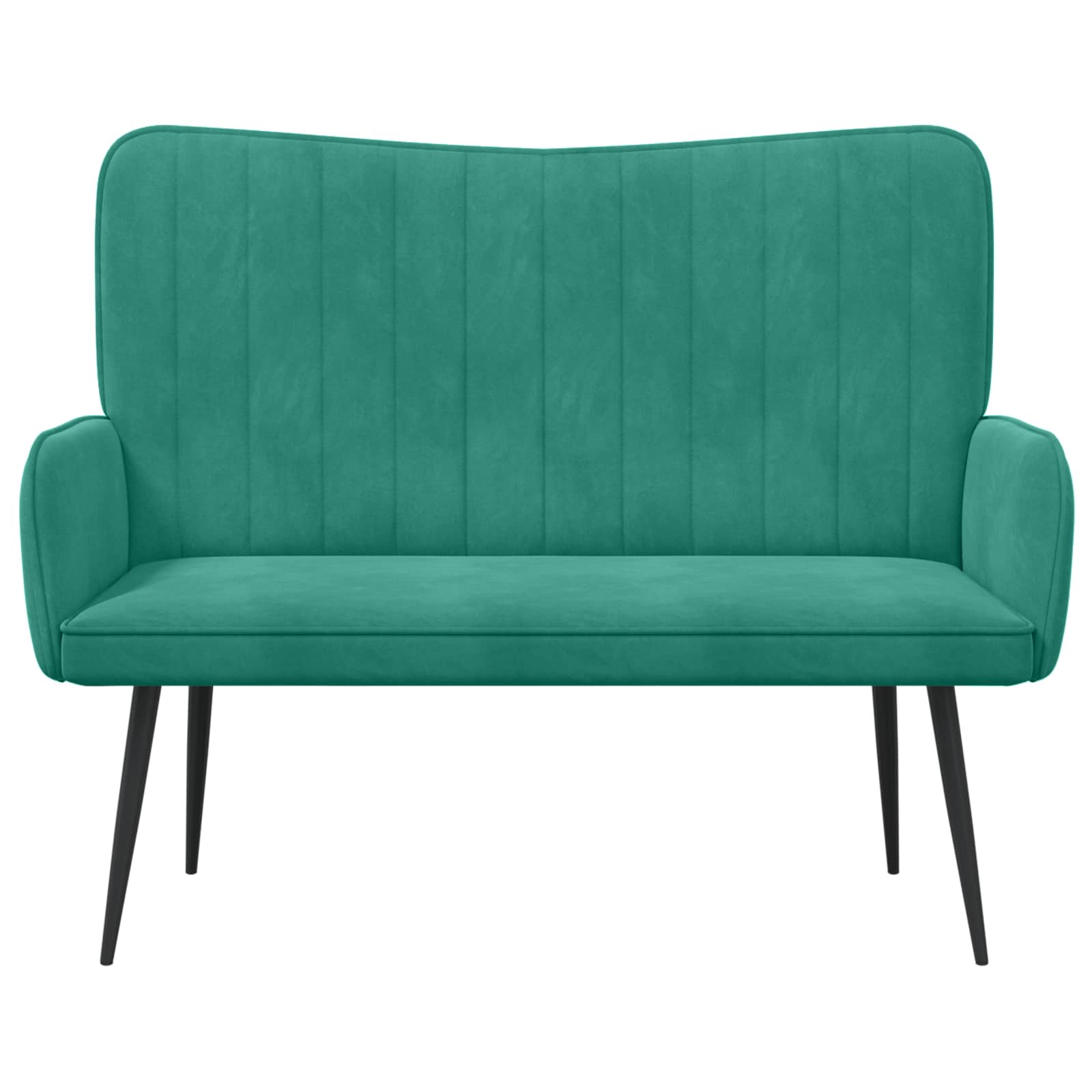 2-Zits Sofa Turquoise 115 x 61 x 87 cm fluweel