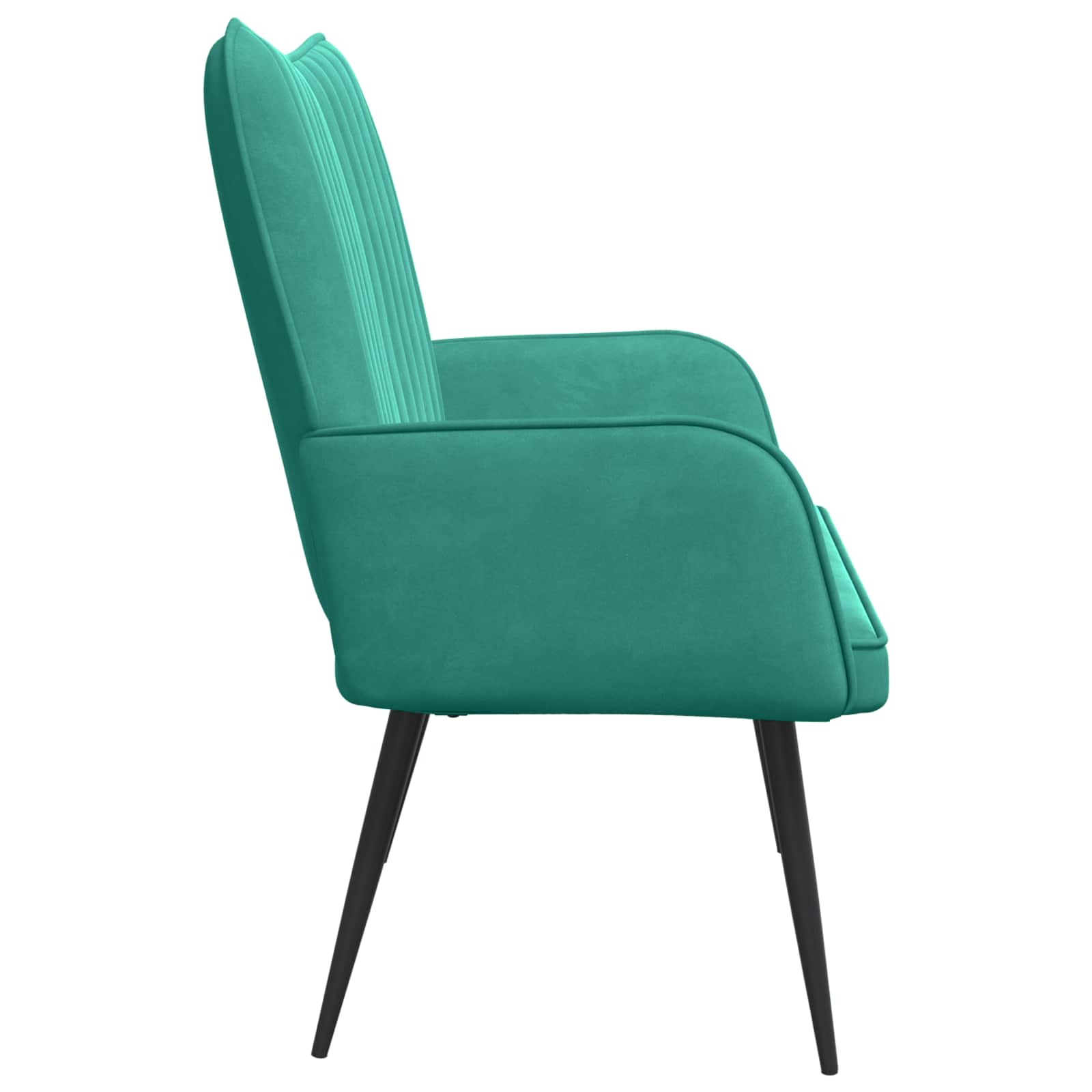 2-Zits Sofa Turquoise 115 x 61 x 87 cm fluweel