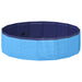 Kinderen Zwembad Blauw Ø 80 x 20 cm Dik PVC en Gelaagd Hout