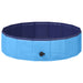 Kinderen Zwembad Blauw Ø 80 x 20 cm Dik PVC en Gelaagd Hout