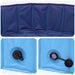 Kinderen Zwembad Blauw Ø300 x 38 cm Dik PVC en Gelaagd Hout