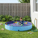 Kinderen Zwembad Blauw Ø300 x 38 cm Dik PVC en Gelaagd Hout