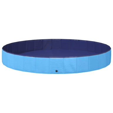 Kinderen Zwembad Blauw Ø300 x 38 cm Dik PVC en Gelaagd Hout