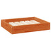 Hondenbed Wasbruin 51,5 x 44 x 9 cm Massief Vurenhout