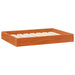 Hondenbed Wasbruin 72 x 54 x 9 cm Massief Vurenhout