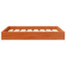 Hondenbed Wasbruin 72 x 54 x 9 cm Massief Vurenhout