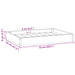Hondenbed Wasbruin 72 x 54 x 9 cm Massief Vurenhout