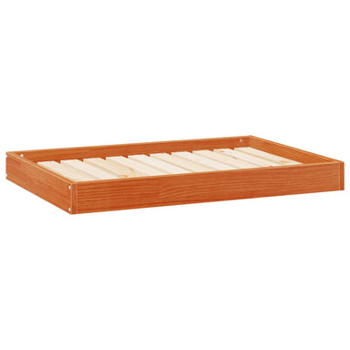 Hondenbed Wasbruin 92 x 64 x 9 cm Massief Vurenhout