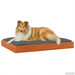 Hondenbed Wasbruin 92 x 64 x 9 cm Massief Vurenhout