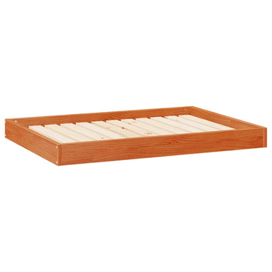 Hondenbed Wasbruin 101,5 x 74 x 9 cm Massief Vurenhout