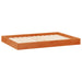 Hondenbed Wasbruin 101,5 x 74 x 9 cm Massief Vurenhout