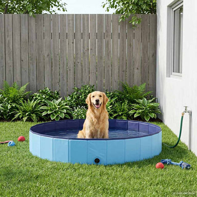 Honden zwembad Blauw Ø300 x 38 cm Dik PVC