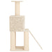 Kattenboom met sisal krabpalen Crèmekleurig 146 cm