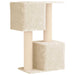 Kattenboom met sisal krabpalen Crèmekleurig 114 cm