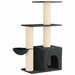 Kattenboom met sisal krabpalen Donkergrijs 133 cm