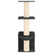 Kattenboom met sisal krabpalen Donkergrijs 133 cm