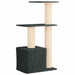 Kattenboom met sisal krabpalen Donkergrijs 133 cm