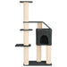 Kattenboom met sisal krabpalen Donkergrijs 183 cm