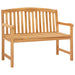 Handgemaakte Rozenbank 114 x 60,5 x 95 cm Massief Teakhout
