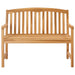 Handgemaakte Rozenbank 114 x 60,5 x 95 cm Massief Teakhout