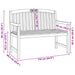 Handgemaakte Rozenbank 114 x 60,5 x 95 cm Massief Teakhout