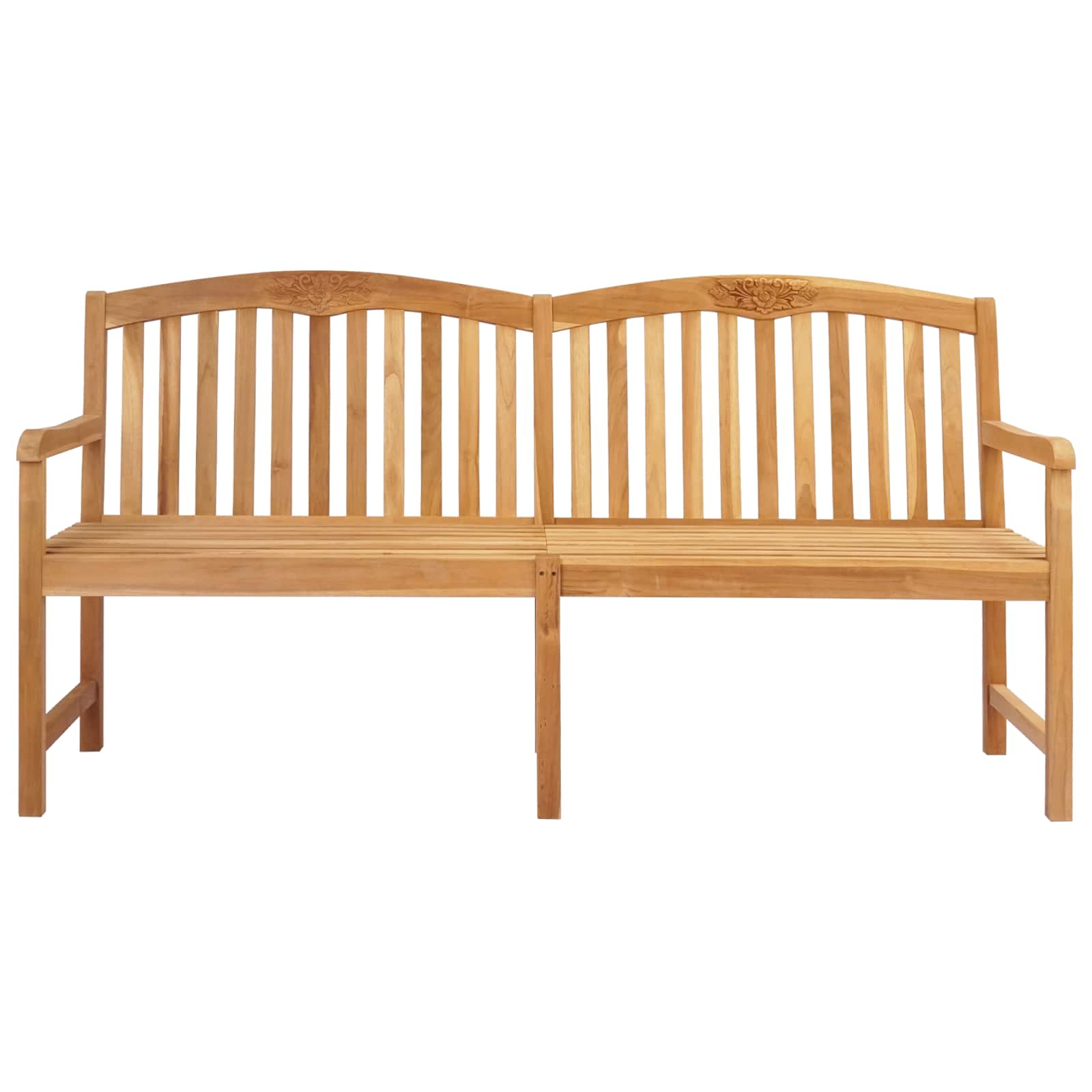 Handgemaakte Rozenbank 150 x 60 x 90 cm Massief Teakhout