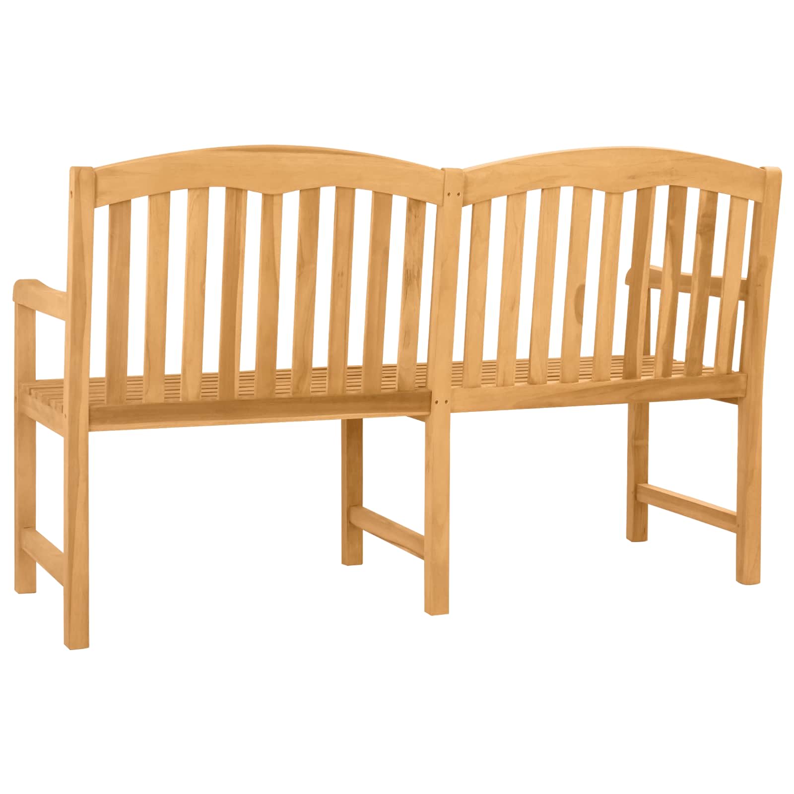 Handgemaakte Rozenbank 179,5 x 61 x 90 cm Massief Teakhout