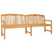 Handgemaakte Rozenbank 228 x 60 x 90 cm Massief Teakhout