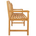 Handgemaakte Rozenbank 228 x 60 x 90 cm Massief Teakhout
