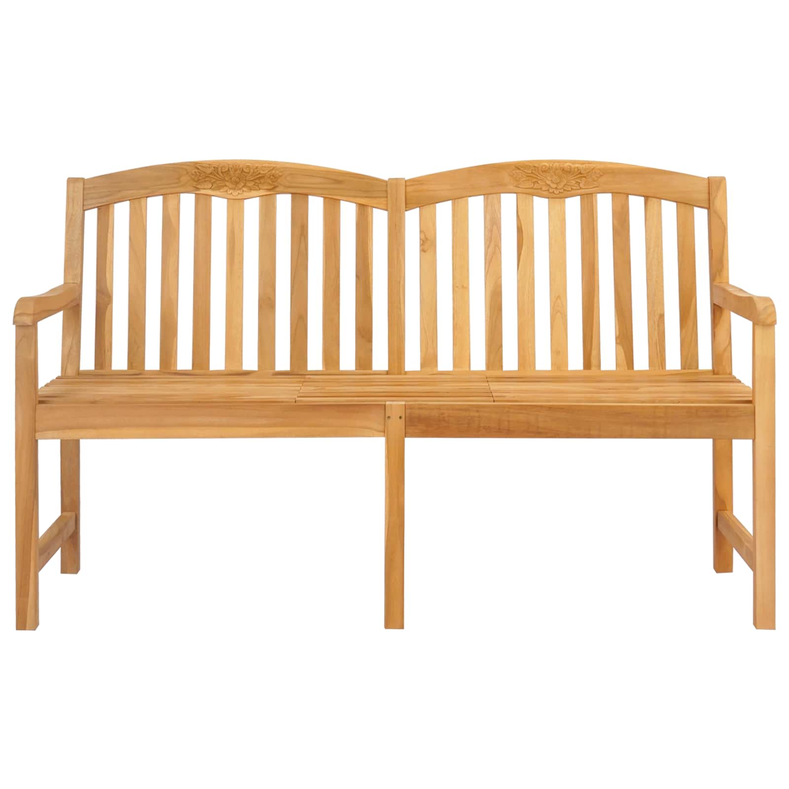 Handgemaakte Rozenbank 150,5 x 60 x 95 cm Massief Teakhout