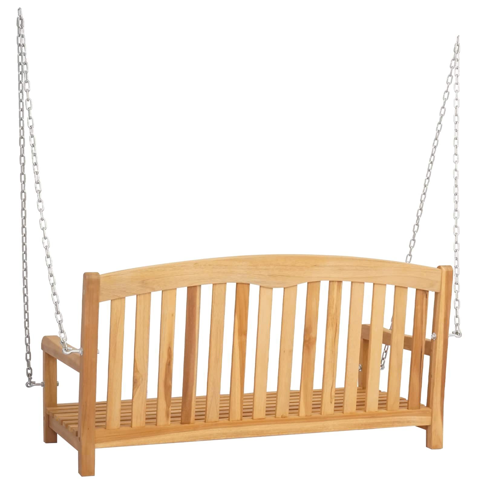 Schommelbank 114 x 61 x 61,5 cm Massief Teakhout Naturel