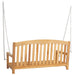 Schommelbank 114 x 61 x 61,5 cm Massief Teakhout Naturel