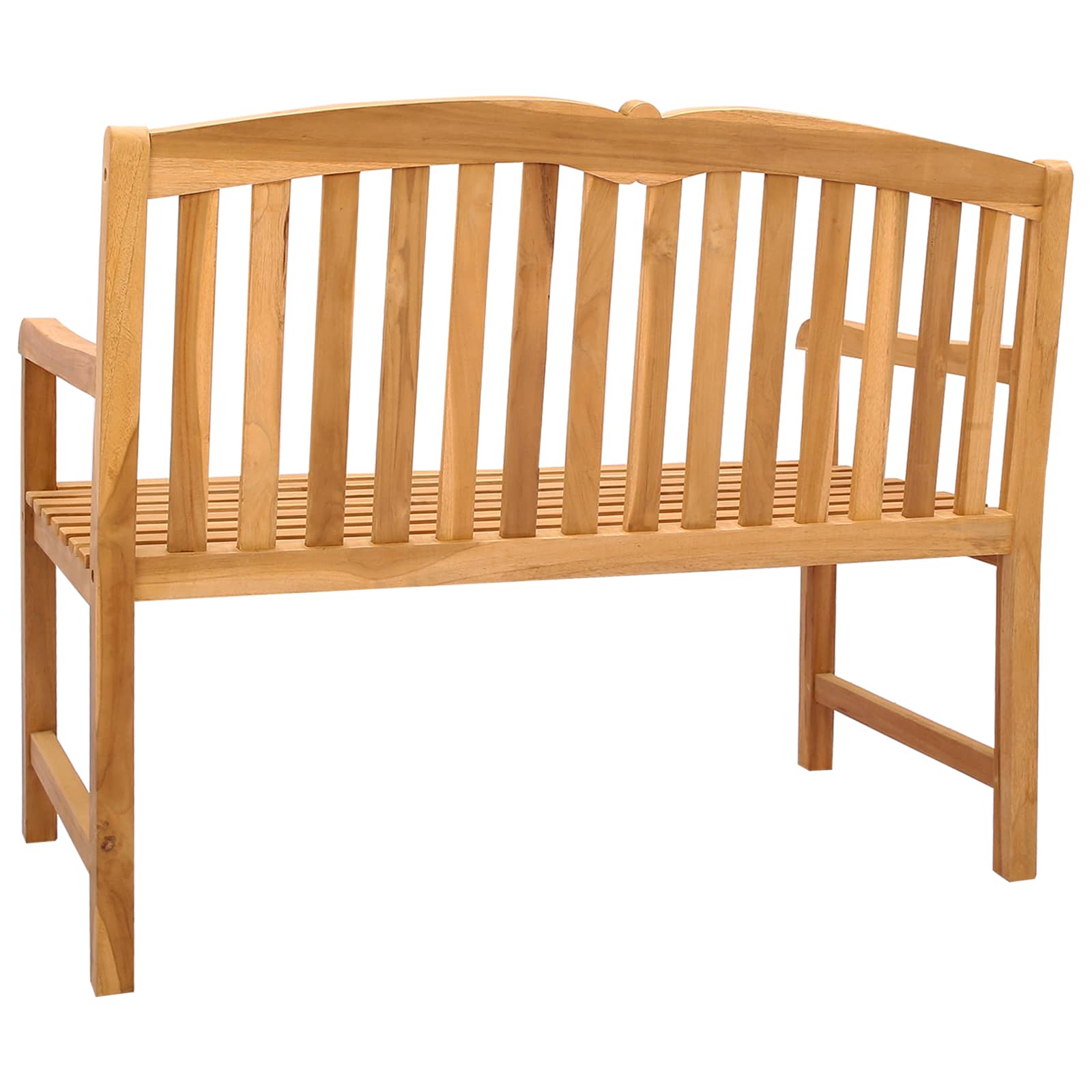 Handgemaakte Rozenbank 114 x 60 x 95 cm Massief Teakhout