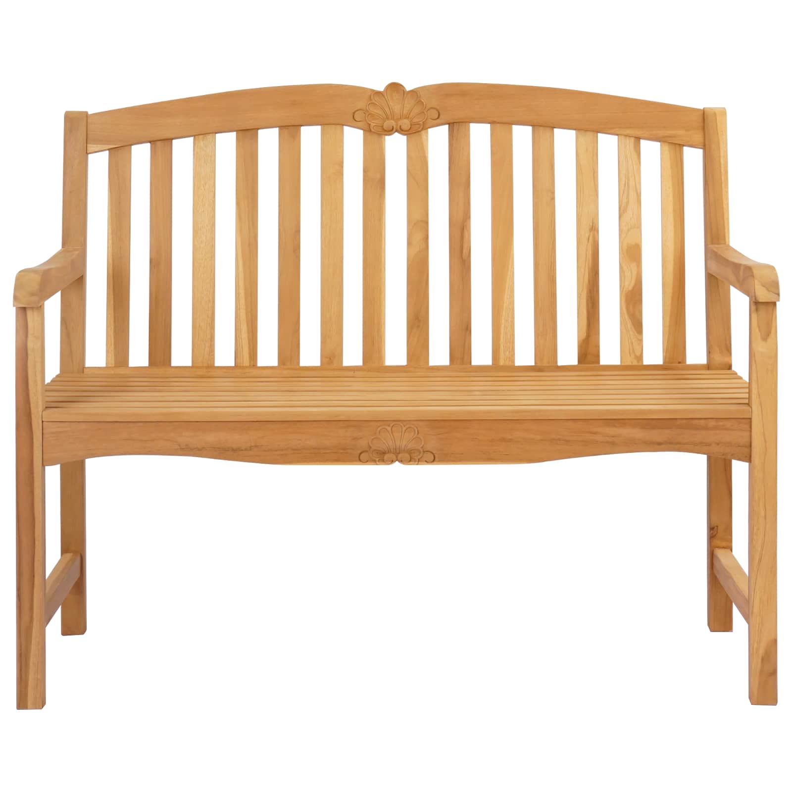 Handgemaakte Rozenbank 114 x 60 x 95 cm Massief Teakhout