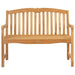 Handgemaakte Rozenbank 114 x 60 x 95 cm Massief Teakhout