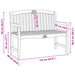 Handgemaakte Rozenbank 114 x 60 x 95 cm Massief Teakhout