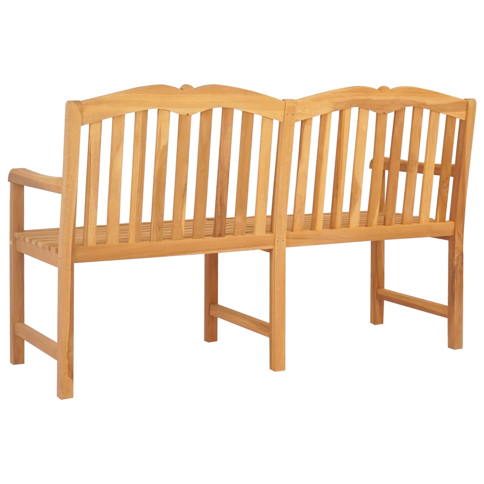 Handgemaakte Rozenbank 150 x 60,5 x 95 cm Massief Teakhout