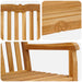 Handgemaakte Rozenbank 180,5 x 60 x 96 cm Massief Teakhout