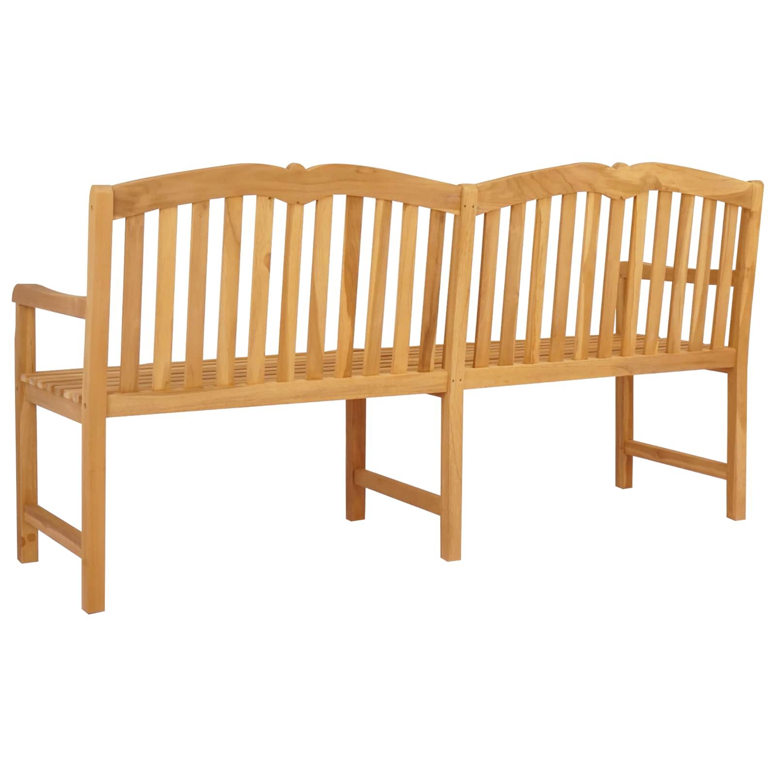 Handgemaakte Rozenbank 180,5 x 60 x 96 cm Massief Teakhout