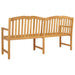 Handgemaakte Rozenbank 180,5 x 60 x 96 cm Massief Teakhout