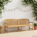 Handgemaakte Rozenbank 228 x 61 x 94,5 cm Massief Teakhout