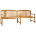 Handgemaakte Rozenbank 228 x 61 x 94,5 cm Massief Teakhout