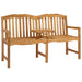 Handgemaakte Rozenbank 155 x 60 x 94 cm Massief Teakhout