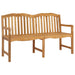 Handgemaakte Rozenbank 155 x 60 x 94 cm Massief Teakhout
