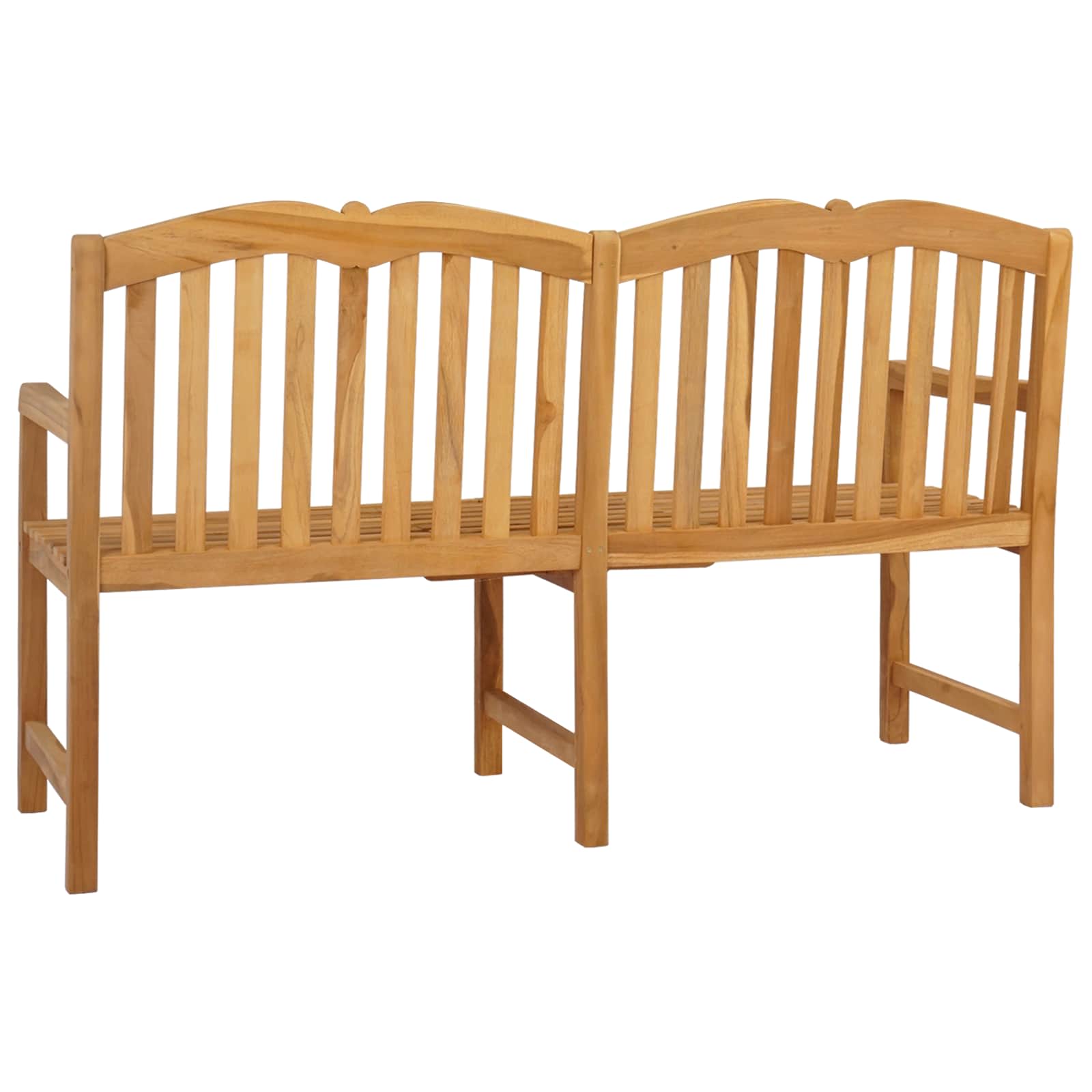 Handgemaakte Rozenbank 155 x 60 x 94 cm Massief Teakhout